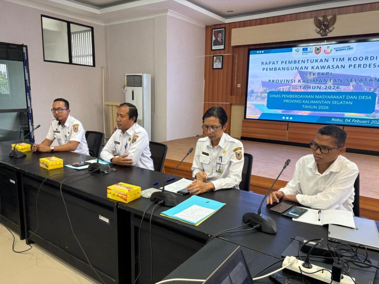 PEMBENTUKAN TIM KOORDINASI PEMBANGUNAN KAWASAN PERDESAAN (TKPKP) 2026: LANGKAH STRATEGIS MEWUJUDKAN AKSELERASI PEMBANGUNAN ANTAR DESA SE KALIMANTAN SELATAN